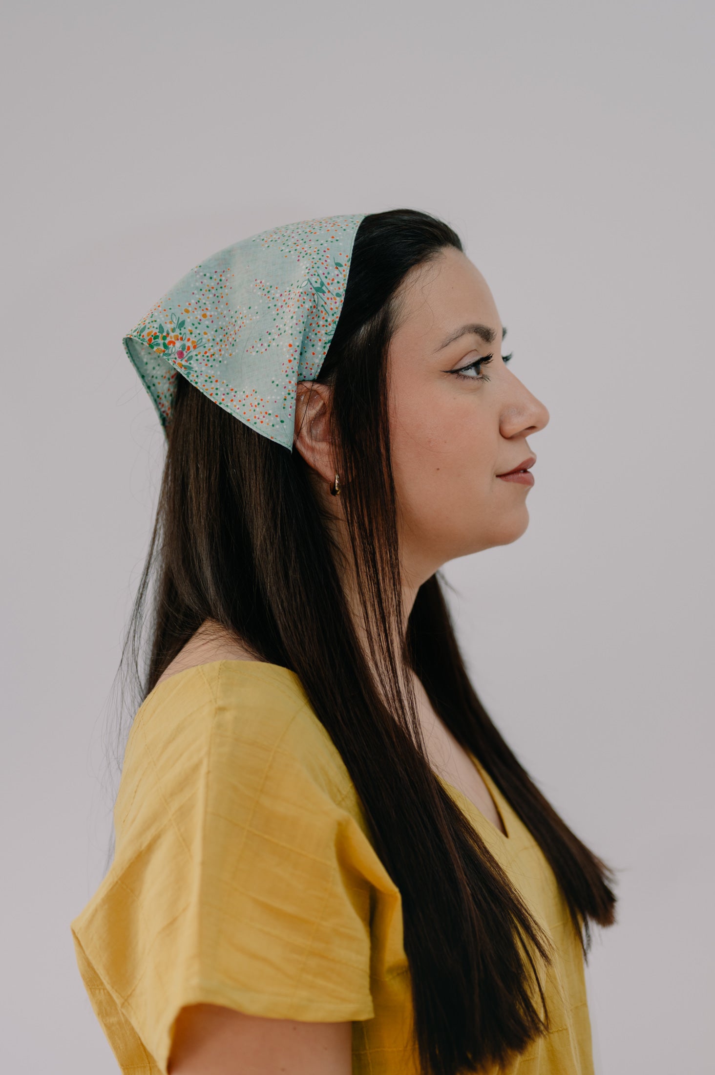 Pañuelo Bandana Flores vintage