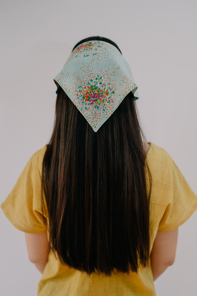 Pañuelo Bandana Flores vintage