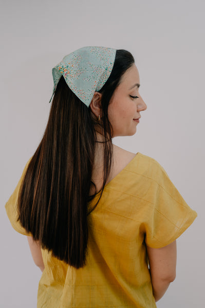 Pañuelo Bandana Flores vintage