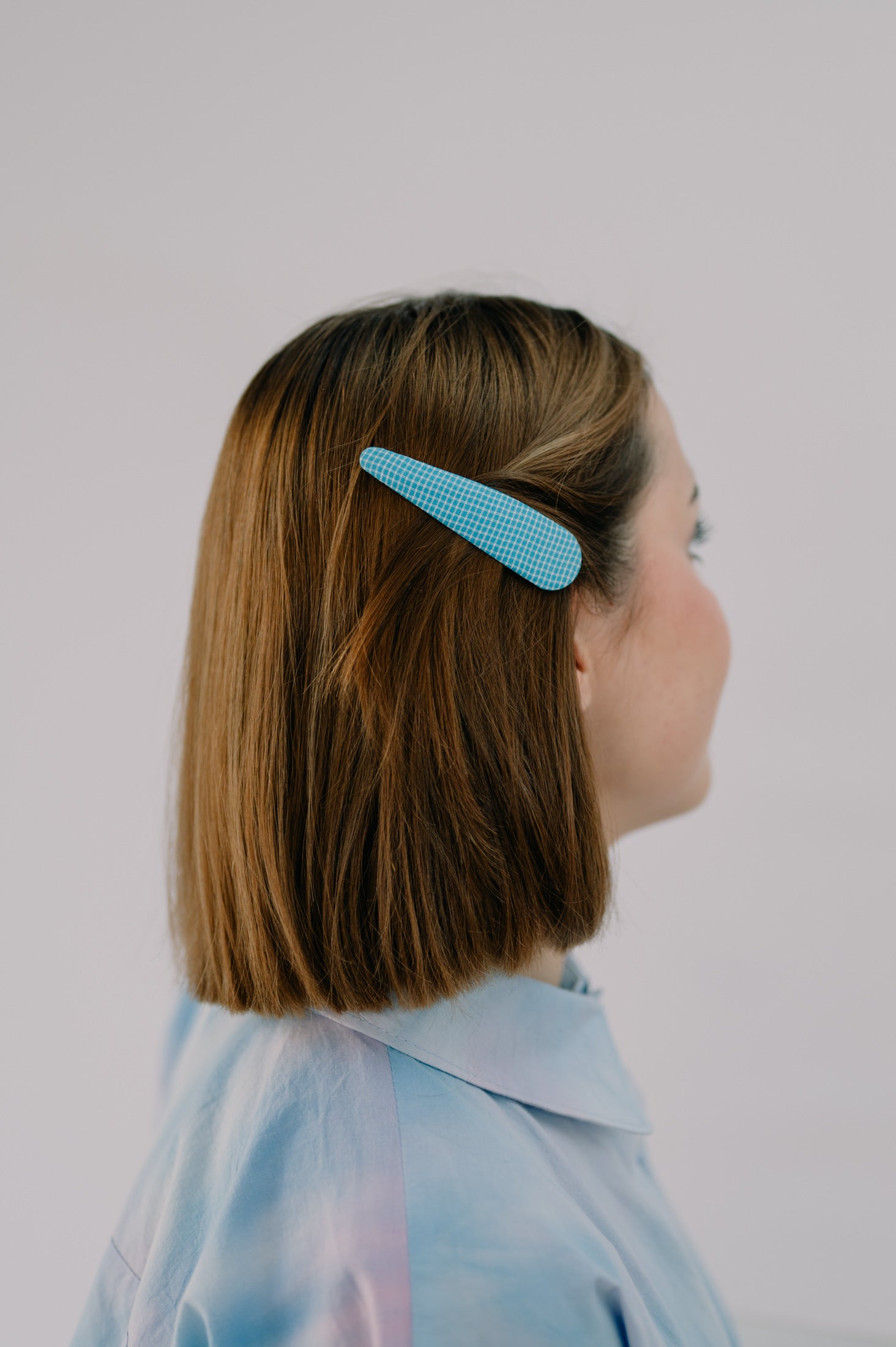 Clip forrado con tejido vintage