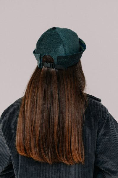 Gorro Docker Marinero Terciopelo Negro